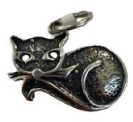Flippy Pandantiv, Jolie Silver, Argint 925, Model Pisica, 1.4 g, 12x18 mm (05936)