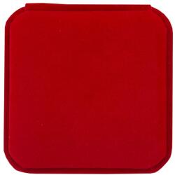 Flippy Set 12 Cutii de Bijuterii, Flippy, Forma Patrata , Exterior Catifea Rosie, pentru Ocazii Speciale, Usor de Transportat, 70x70x40 mm, Design Elegant (165826)