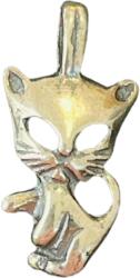 Flippy Pandantiv din Argint 925 Jolie Silver, Model Pisica, 20 x 10 mm, 1.1 g (06027)