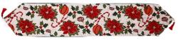 Flippy Napron Decorativ pentru Masa, Flippy, Model Flori, Tematica Craciun, 35 x 180 cm, Rosu (132252) Fata de masa