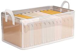 Flippy Cutie container de depozitare din PVC, Flippy, de stocare, Dimensiuni multiple, Accesoriu robust pentru organizarea de uz casnic, volum 26L, 47 x 28 x 20 cm, Transparenta (132518)