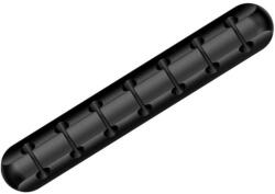 Flippy Organizator Cabluri, Flippy, Cable Clips, Fixare Dublu Adeziv, Silicon, 7 Sloturi, Negru (123482)