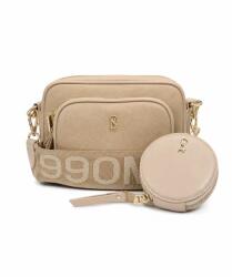 Steve Madden Geanta dama Steve Madden bezs crossbody bej piele ecologica