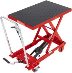 Vevor Hidraulikus ollós emelő 500 font, 28, 5" emelőmagasság, kézi, 4 kerék