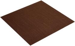 VEVOR Öntapadós szőnyeglapok 610×610 mm, 20 db, 7, 4㎡, sötétbarna
