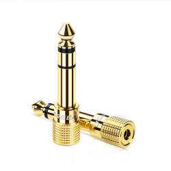 UGREEN 20503 Adapter 6, 5 mm-es jack-3, 5 mm-es mini jack-be (arany)