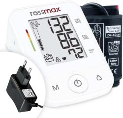 Rossmax X3 - Tensiometru Digital Automat, Brat, Ecran LCD, Adaptor Priza