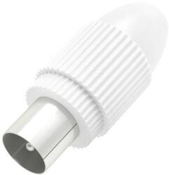 Hama Антенен конектор HAMA Coax plug, Коаксиален мъжко, Бял (HAMA-205213) - itmode