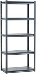 Vevor Acél polcrendszer, 5 polc, teherbírás 900 kg, 45 cm × 80 cm × 183 cm