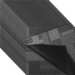 VEVOR 24 db-os szőnyeg négyzetek, 24×24"-os, rögzített hátlappal, szürke keverék