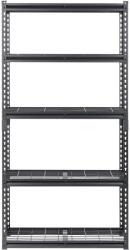 Vevor 5 polcos, állítható fém polcrendszer, 900 kg teherbírás, 40 cm × 90 cm × 183 cm