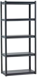 Vevor Garázspolc 5 polccal, teherbírása 900 kg, állítható, 40 cm × 80 cm × 183 cm