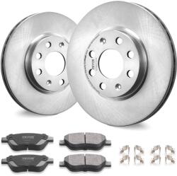 Vevor Első tárcsakészlet és kerámia betétek 257 mm Adam/Corsa D-hez