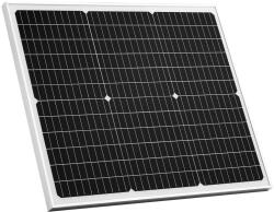 Vevor Napelemes akkumulátortöltő 50W 12V MPPT mono panel IP65 autóhoz