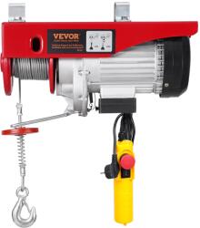 Vevor Elektromos csörlő 40 kg 230V, emelési magasság 12 méter, távirányítású 4, 5 méter, vészleállító