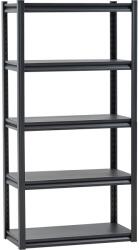 Vevor Polcrendszer, 900 kg teherbírás, 5 polc, 40 cm mély × 80 cm széles × 150 cm magas