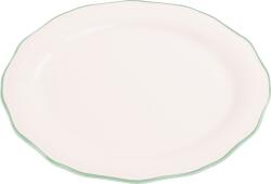 Zafferano Farfurie Asolo ovală 30 cm, alb-verde (AS01613)
