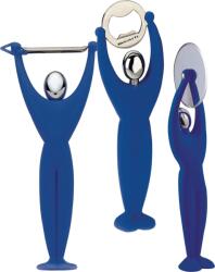Casa Bugatti Set cadou Gym cu peeler, deschizător și tăietor de pizza, albastru, 3 piese (32-7089/AC2U)