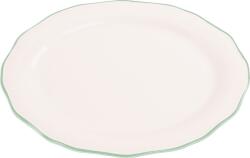 Zafferano Farfurie Asolo ovală 38 cm, alb-verde (AS01713)