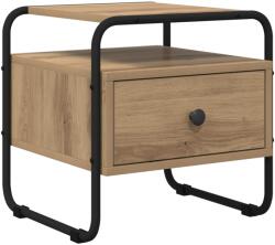 vidaXL Dulap de noapte Stejar Artizanal Lemn prelucrat GartenMobel Dekor (8007681)