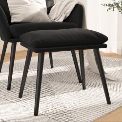 vidaXL Taburet, negru, 45x29, 5x35 cm, catifea GartenMobel Dekor (341510)