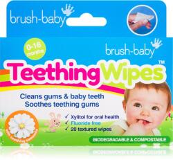 Brush Baby Applemint kendők a fogakra gyermekeknek 20 db