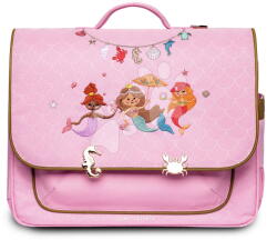Jeune Premier Servietă școlară It Bag Midi Mermaids Jeune Premier design ergonomică de lux 30*38 cm (JPITD26265)