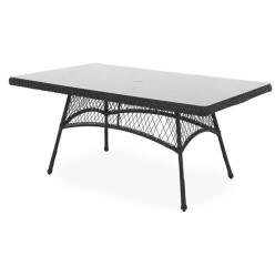  Masa de dining pentru gradina SUSAN 162x98x74 cm (CHW1306BLK)