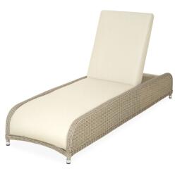  Sezlong gradina ERIN reglabil natur/crem 213x71x38.5 cm (HGD22031608)