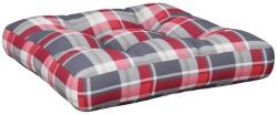 vidaXL piros kockás szövet raklappárna 58 x 58 x 10 cm 1.25 kg (360913)