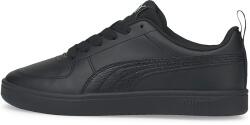 PUMA Puma, Rickie műbőr sneaker perforált dizájnnal, Fekete, 37 EU (384311-02-4)