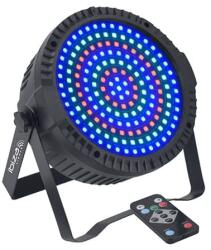 Ibiza Light Proiector LED PAR Ibiza Light THINPAR RGB 175 LED 3in1, DMX 4/28 canale, Matrix, 48W, telecomandă inclusă (THINPAR-MATRI)