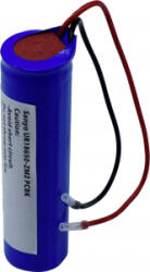 SANYO Speciális akku 18650 Kábel Lítiumion 3.7 V 2420 mAh 1 db (UR18650-ZM2 PCBK) (UR18650-ZM2 PCBK)