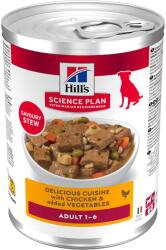 Hill's Science Plan 48x363g Hill's Science Plan Adult Stew nedves kutyatáp - Csirke