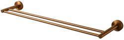 BALNEO Suport prosop dublu Balneo Qube cupru periat 60 cm (M0301050203)