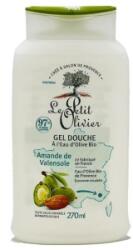 Le Petit Olivier Gel de Dus cu Apa de Masline BIO si Migdale din Valensole Le Petit Olivier, 270 ml