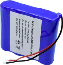 SANYO Speciális akku 18650 Kábel Lítiumion 14.8 V 2420 mAh 1 db (4/UR18650-ZM2 PCBK) (4/UR18650-ZM2 PCBK)