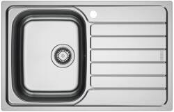 Franke Chiuveta bucatarie inox Franke Spark 78x50 cm cu 1 cuva cu picurator dreapta finisaj texturat (101.0716.652) Chiuveta