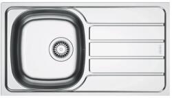 Franke Chiuveta bucatarie inox Franke Spark 78x43.5 cm cu 1 cuva cu picurator dreapta finisaj texturat (101.0715.814) Chiuveta