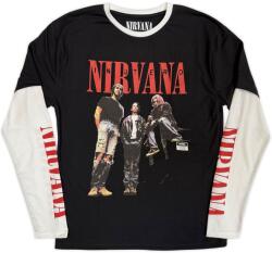 Nirvana In Utero Band Photo (Sleeve Print) Black & White XL Риза (NIRVLLST92MBW04)