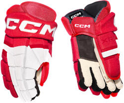 CCM Mănuși de hochei Tacks XR80 White/Red Junior 11″