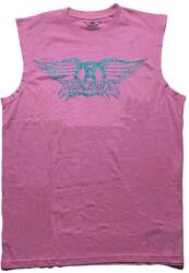 Aerosmith Glitter Print Logo Embellished Pink M Риза (AEROTANK17MP02)