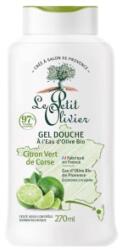 Le Petit Olivier Gel de Dus cu Apa de Masline BIO si Lamaie Verde din Corsica Le Petit Olivier, 270 ml