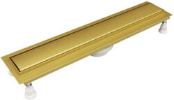 Schedpol Base-Low Gold - Gold Steel lineáris lefolyó 80 cm arany OLSL80/ZST-LOW (OLSL80ZSTLOW)