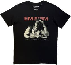 Eminem Eminem Script Lyrics (Back Print) Black L Риза (EMTS39MB03)