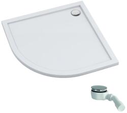 Schedpol Caspar New félkör alakú zuhanytálca 90x90 cm fehér 3.2334 (32334)