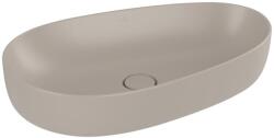 Villeroy & Boch Antao mosdótál 65x40 cm ovális mosdótálak barna/bézs matt 4A7465AM (4A7465AM)