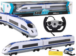 LEAN Toys Távirányítós vonat, 65 cm, fehér (7158)