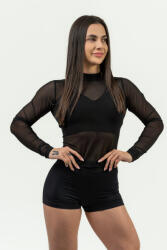 Nebbia Women's Compression High Waist Shorts Leg Day 832 Black Női rövidnadrág L