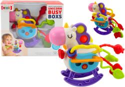 LEAN Toys Érzékszervi Ló Játék Rágóelemekkel és Csörgőkkel (20866)